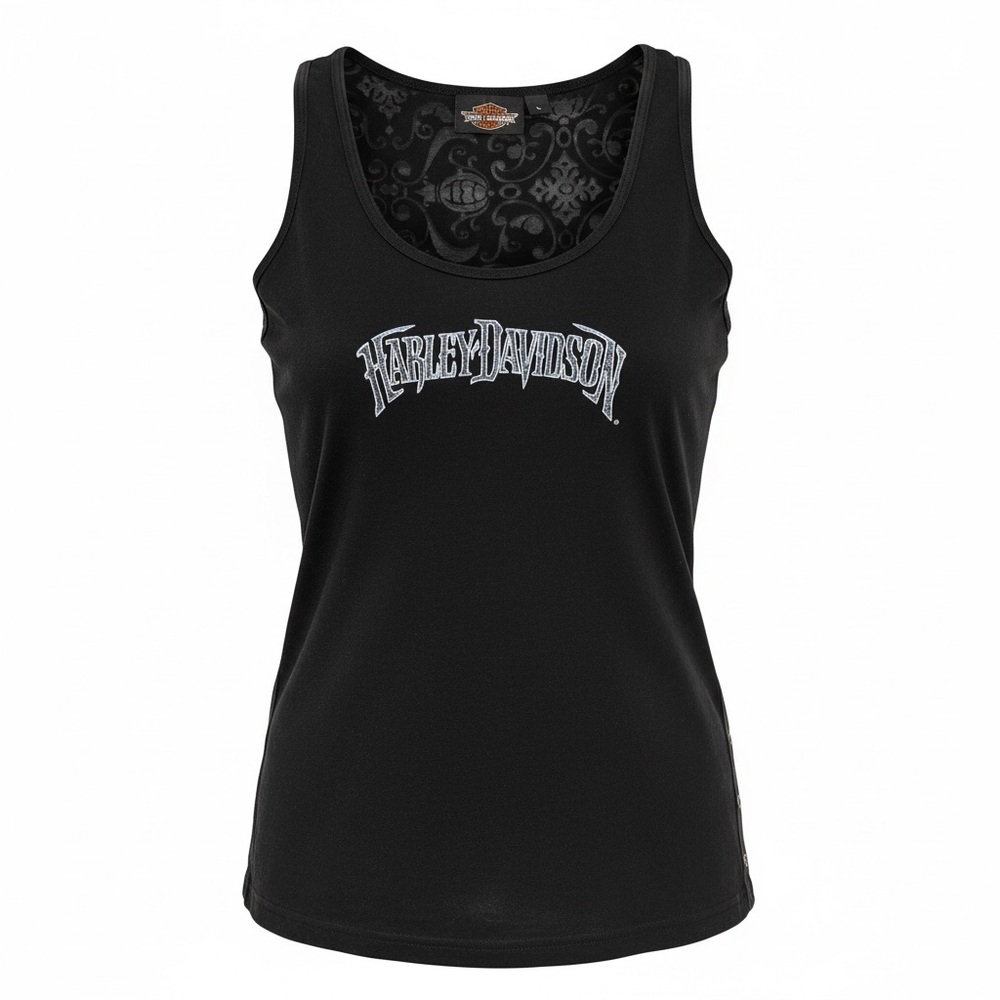 Ed Hardy Women's Black Graphic Tank Top